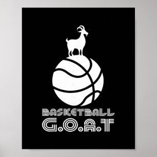 Funny Boys Sketll Goat Kids Ller Youth Player Gift Poster