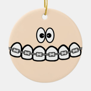 Funny Braces Ornament