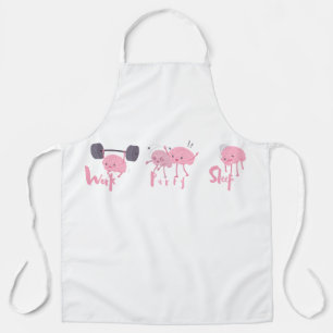 Funny brain  apron