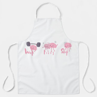 Funny brain  apron
