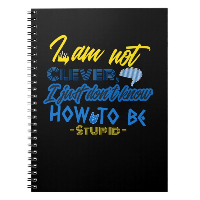 Funny, Brain Design Notebook (Front)