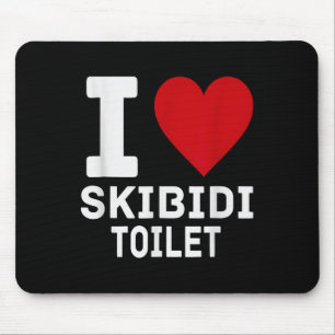 Funny Brainrot Skibidi Toilet Men Women Kid Mouse Pad