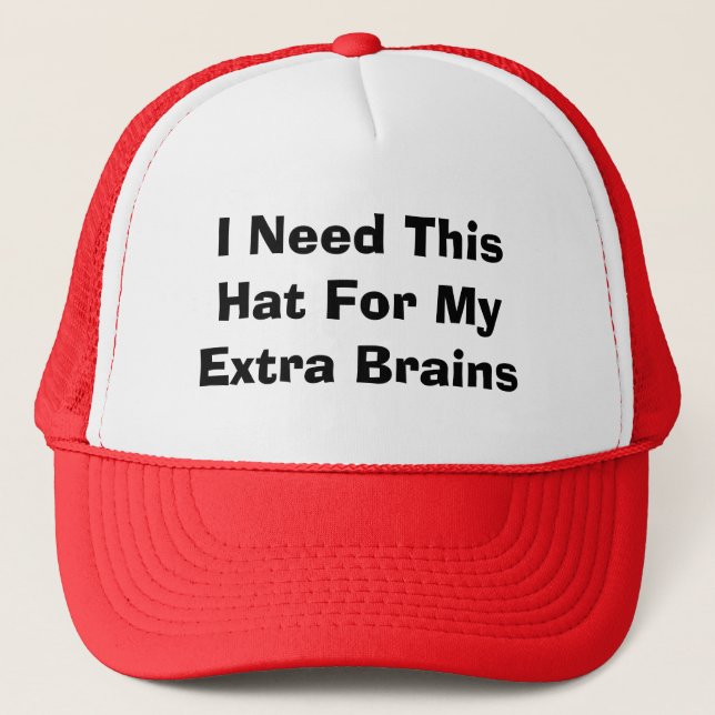 Funny "Brains" Hat (Front)