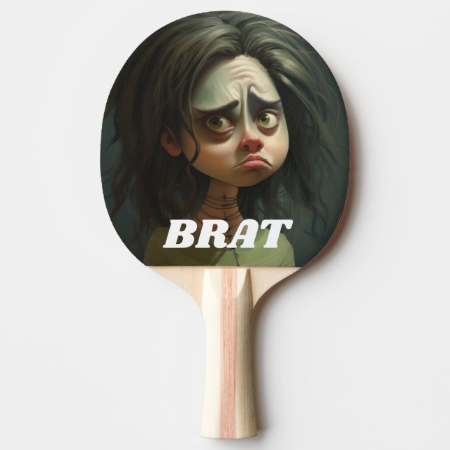 FUNNY BRAT Ping Pong Paddle (Front)