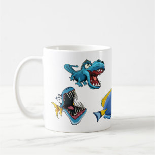 Funny Brave Kid Mug Ocean Sea Shark Fish Tale Gift
