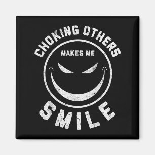 Funny Brazilian BJJ Choking Makes Smile Jiu-Jitsu Magnet