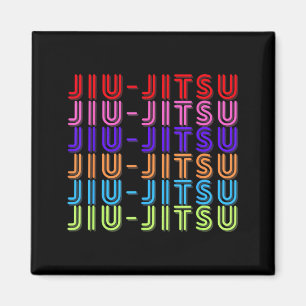 Funny Brazilian Jiu Jitsu Retro Vintage BJJ MMA Magnet