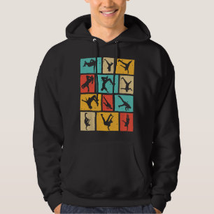 Funny Break Dancing Gift Vintage Hip-Hop Cool Brea Hoodie