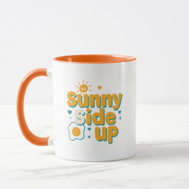 Funny Breakfast Foodie Quote Mug (Left)