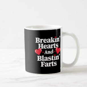 Funny Breaking Hearts And Blasting Farts Mens Vale Coffee Mug