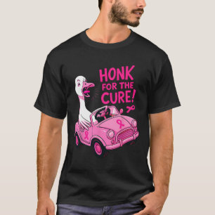Funny Breast Cancer Awareness Honk For The Cure Pi T-Shirt