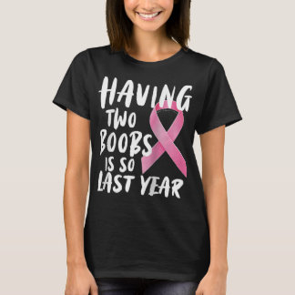 Funny Breast Cancer Design Mastectomy Recovery Rag T-Shirt