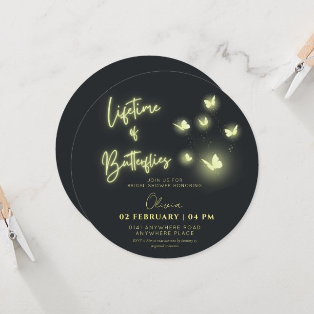 Funny bridal shower  invitation (Front/Back In Situ)