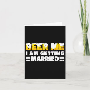 Funny Bride And Groom Bachelor Party Card