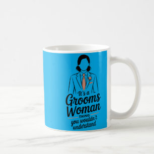 Funny Bride And Groom Female Wedding Attendant Coffee Mug