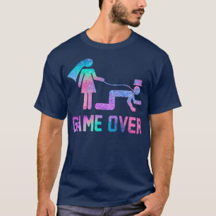 Funny Bride And Groom Meme Marriage Game Funny Ove T-Shirt