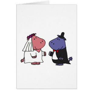 Funny Bride and Groom Wedding Cartoon
