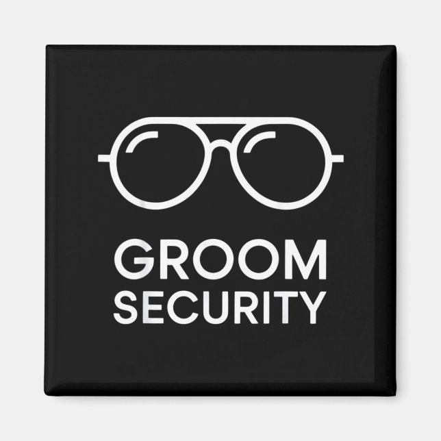 Funny Bride Groom Survived Wedding Planning Barely Magnet (Front)