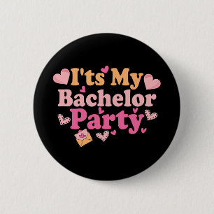 Funny Bride Groom Wedding Bachelor Bachelorette Pa 6 Cm Round Badge