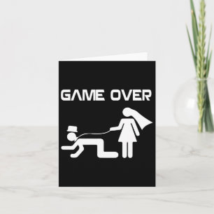 Funny Bride Groom Wedding Bachelor Bachelorette Pa Card