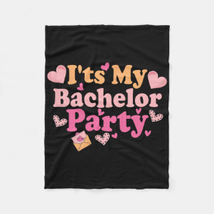 Funny Bride Groom Wedding Bachelor Bachelorette Pa Fleece Blanket