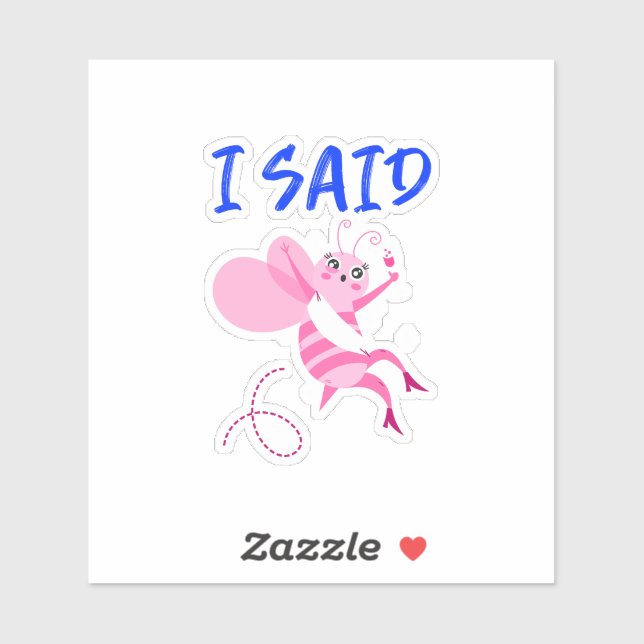 Funny Bride To Be Cute Cartoon Bridal Gift (Sheet)