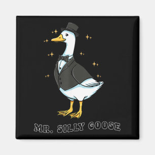 Funny Bride To Be Mr Silly Goose Wedding Couple Magnet