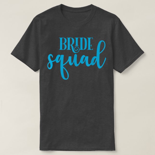 Funny Bridesmaid Bride Bachelorette Party Bride Sq T-Shirt (Design Front)