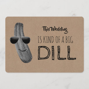 Funny Bridesmaid / Maid of Honour Proposal Big Dil Invitation