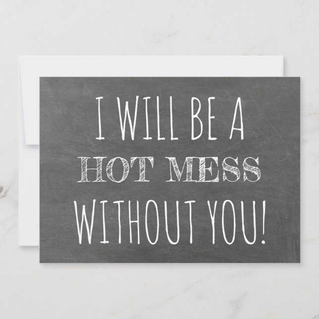 Funny Bridesmaid / Maid of Honour Proposal Invitation (Front)