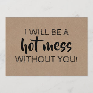 Funny Bridesmaid / Maid of Honour Proposal Invitation