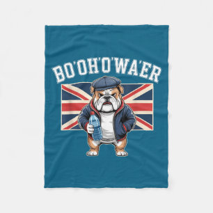 Funny British Accent Joke Bottle Of Water Bo'oh'o' Fleece Blanket
