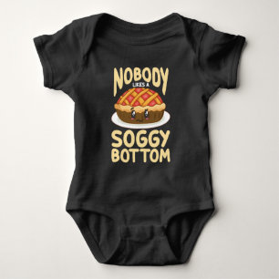 Funny British Baking Nobody Likes A Soggy Bottom Baby Bodysuit