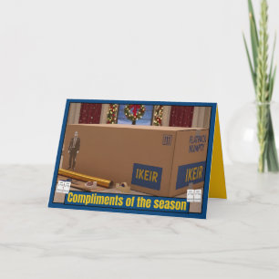 Funny British Christmas cards for Brits.