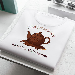 Funny British Insult Useful As A Chocolate Teapot  Tri-Blend Shirt
