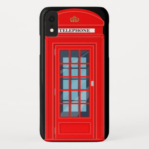 Funny British UK Phone Booth iPhone XR Case