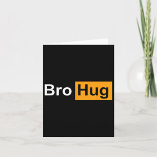 Funny Bro Hug Bodybuilding Powerlifting Sports Gym Card