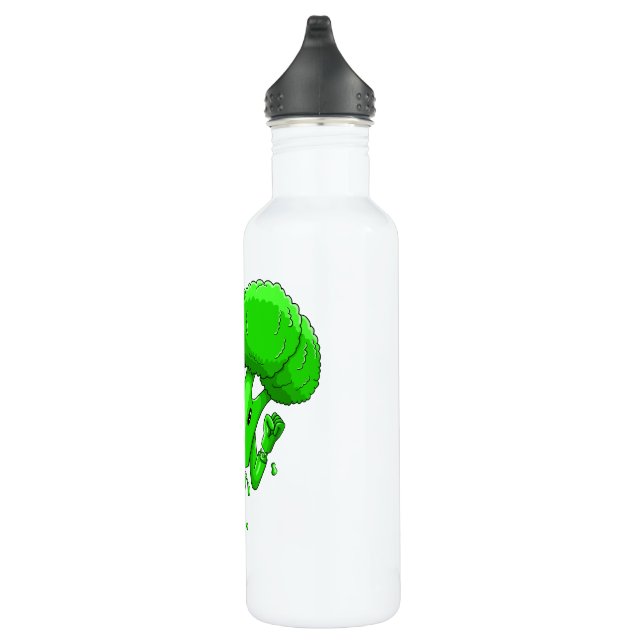 Funny Broccoli Cartoon 710 Ml Water Bottle (Right)