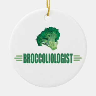 Funny Broccoli Ceramic Tree Decoration
