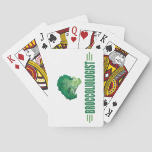 Funny Broccoli Playing Cards