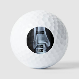 Funny Broken Fibula Xray "Break Time" Golf Balls