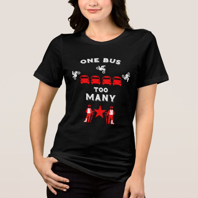 Funny Broken Leg Get Wel Tri-Blend Shirt (Front)