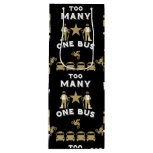 Funny Broken Leg Get Wel Wine Gift Bag