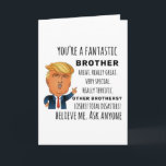 Funny Brother Birthday Best Gift Card<br><div class="desc">Apparel gifts for men,  women,  boys,  kids,  couples and groups. Perfect for Birthdays,  Anniversaries,  School,  Graduations,  Holidays,  Christmas.</div>