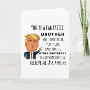 Funny Brother Birthday Best Gift Card