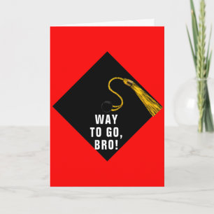 Funny Brother Graduation Card