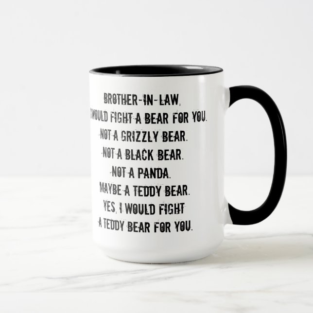 Funny Brother-In-Law Gift Mug (Right)