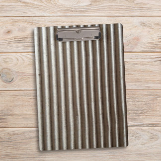Funny Brown Corrugated Cardboard Texture Clipboard