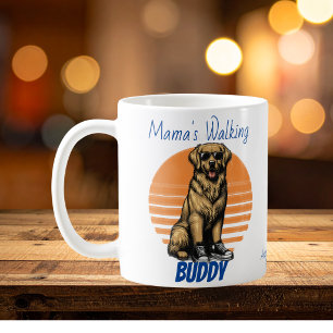 Funny  Browns Golden Retriever Sunglasses Coffee Mug