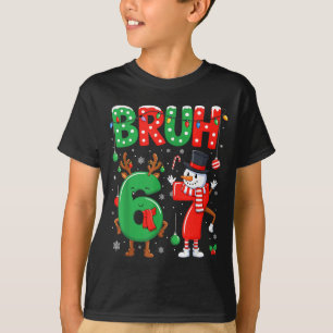 Funny Bruh 67 Six Seven 6 7 Meme Christmas Gen Alp T-Shirt